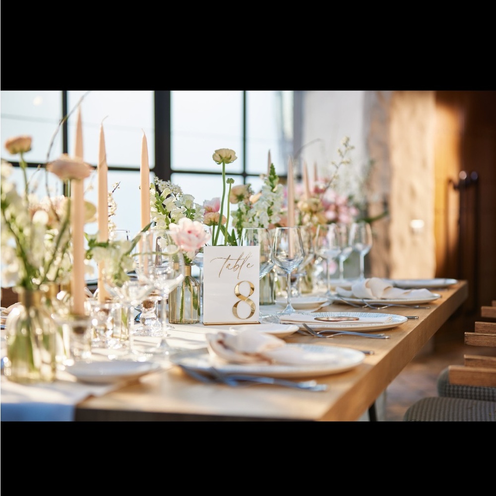 Table Numbers used once! 1-12